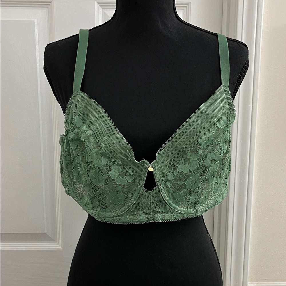 Adore Me Lace Bra Collection - Pink, Green, Red, Black - Picture 5 of 9